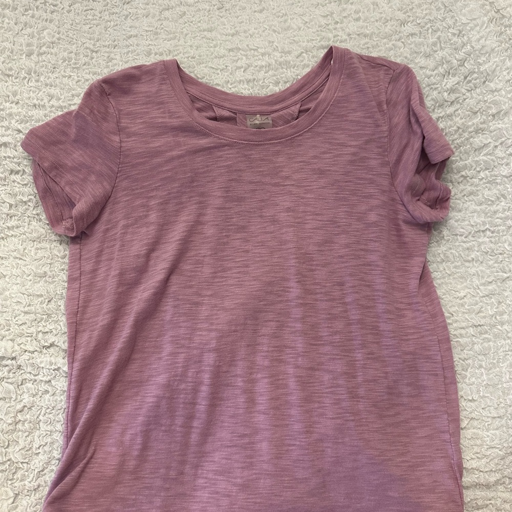 CALIA by Carrie Underwood Mauve Knit Top